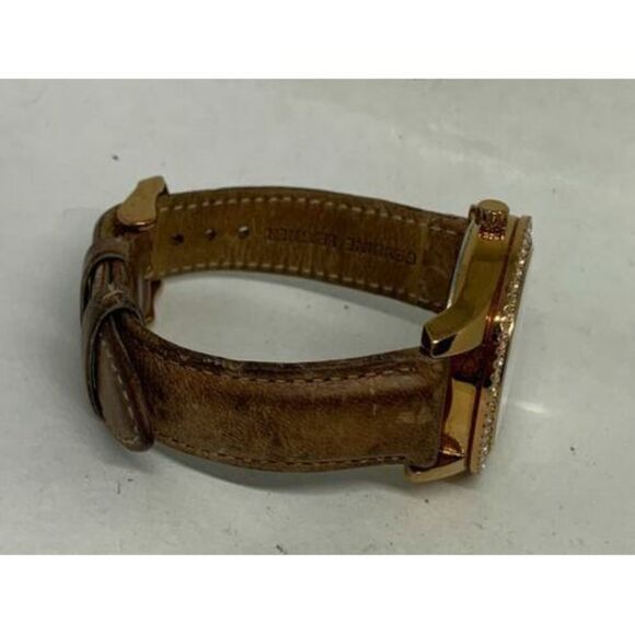 Fossil ES3104 Stella Women's Tan Leather Analog White Dial Quartz Watch Aa148 - Picture 8 of 9